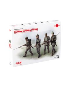 Збірні моделі фігурок ICM: Німецька піхота (1914)