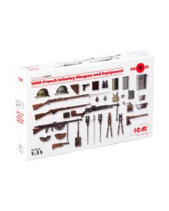Збірні моделі озброєння ICM: Французька піхотна зброя та техніка Першої світової війни