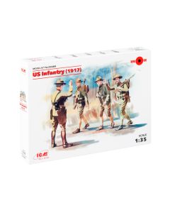 Збірні моделі фігурок ICM: Піхота США (1917)