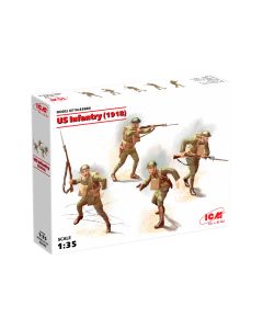 Збірні моделі фігурок ICM: Піхота США 