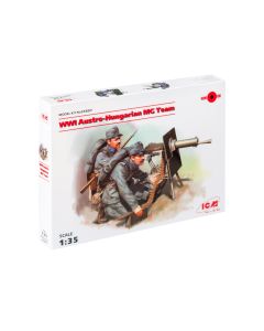 Збірні моделі фігурок ICM: Австро-Угорська MG команда Першої світової війни