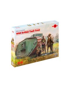 Збірні моделі фігурок ICM: Британський танковий екіпаж Першої світової війни
