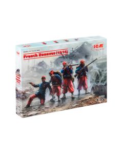 Збірні моделі фігурок ICM: Французькі зуави (1914)
