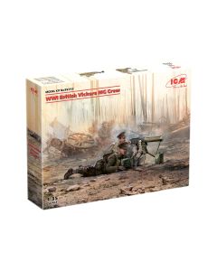 Збірна модель артилерійської техніки ICM: Британський екіпаж Вікерса Першої світової війни