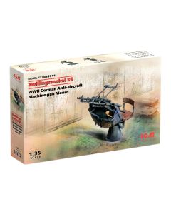 Збірна модель зенітної артилерійської техніки ICM: Zwillingssockel 36