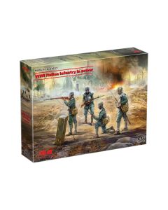 Збірні моделі фігурок ICM: Піхота Італії 1СВ у сталевій броні