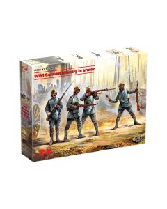 Збірні моделі фігурок ICM: Піхота Німеччини 1СВ у сталевій броні