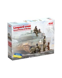 Збірні моделі фігурок ICM: Екіпаж Leopard Збройні сили України