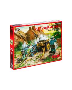 Збірна модель артилерійської техніки ICM: 7,62 cм Pak 36(r)