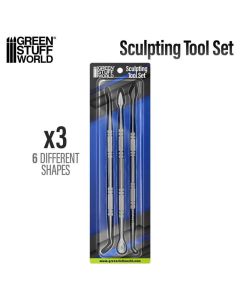 Набір інструментів Green Stuff World: 3x Sculpting Tools