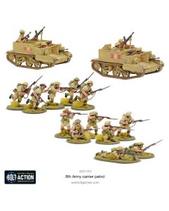 Набір мініатюр Warlord Games Bolt Action: 8th Army carrier patrol