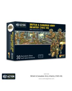 Набір мініатюр Warlord Games Bolt Action: British & Canadian Army infantry (1943-45)