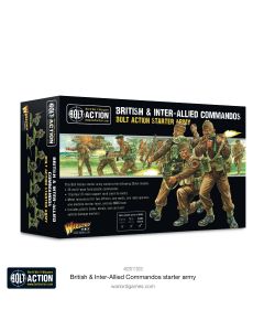 Набір мініатюр Warlord Games Bolt Action: British & Inter-Allied Commandos starter army