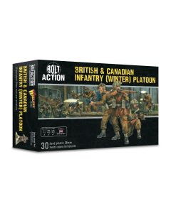 Набір мініатюр Warlord Games Bolt Action: British & Canadian Infantry (Winter) Platoon