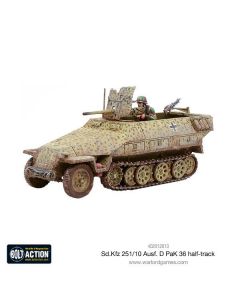 Мініатюра Warlord Games Bolt Action: Sd.Kfz 251/10 Ausf D (37mm Pak) Half Track