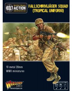 Набір мініатюр Warlord Games Bolt Action: Fallschirmjager squad (tropical Uniform)