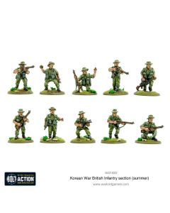 Набір мініатюр Warlord Games Bolt Action Korea: British Infantry section (summer)