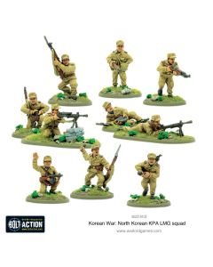 Набір мініатюр Warlord Games Bolt Action Korea: North Korean KPA LMG squad