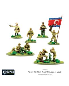 Набір мініатюр Warlord Games Bolt Action Korea: North Korean KPA support group