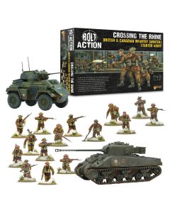 Набір мініатюр Warlord Games Bolt Action: 'Crossing the Rhine' - British & Canadian Infantry (Winter) Starter Army