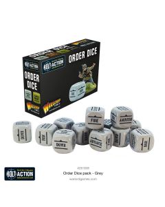 Гральні куби Warlord Games: Orders Dice Pack - Grey