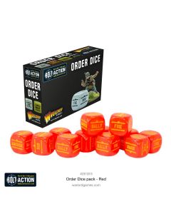 Гральні куби Warlord Games: Orders Dice Pack - Red