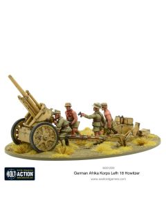 Мініатюра Warlord Games Bolt Action: Afrika Korps LeFH 18 10.5cm Medium Artillery