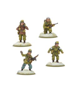 Набір мініатюр Warlord Games Bolt Action: US Airborne (Winter) HQ