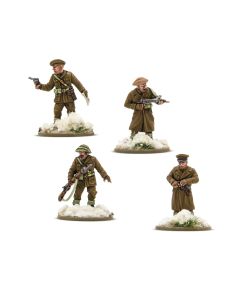 Набір мініатюр Warlord Games Bolt Action: British & Canadian Infantry (Winter) Platoon Commanders