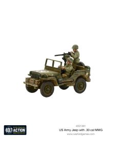 Мініатюра Warlord Games Bolt Action: US Army Jeep with 30 Cal MMG