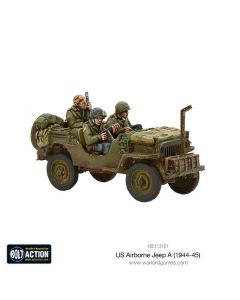 Мініатюра Warlord Games Bolt Action: US Airborne Jeep (1944-45)