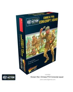 Набір мініатюр Warlord Games Bolt Action Korea: Chinese PVA Conscript Squad