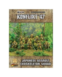 Набір мініатюр Warlord Games Konflikt '47: Japanese Assault Exo skeleton squad