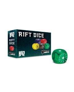 Гральні куби Warlord Games Konflikt '47 Rift Dice - Green