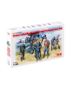 Збірні моделі фігурок ICM: Німецькі пілоти та наземний персонал Люфтваффе