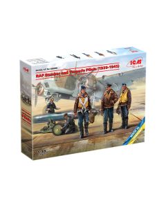 Збірні моделі фігурок ICM: Пілоти бомбардувальників і торпедоносців RAF