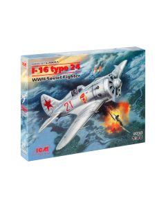 Збірна модель літака ICM: І-16 тип 24 (винищувач)