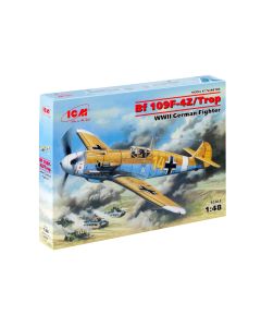 Збірна модель літака ICM: Мессершмітт Bf 109F-4Z/Троп
