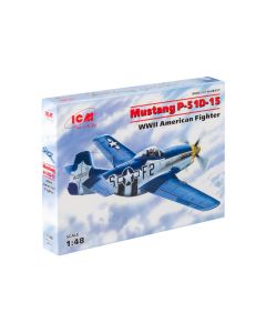 Збірна модель літака ICM: Мустанг P-51D-15