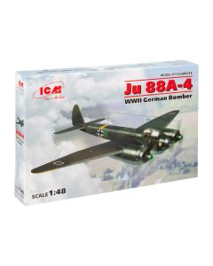 Збірна модель літака ICM: Ju 88A-4 Німецький бомбардувальник