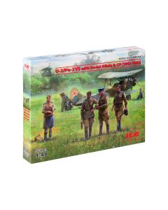 Збірна модель літака ICM: У-2/Po-2 ВС з пілотами та техніками