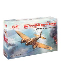 Збірна модель літака ICM: He 111H-6 Північна Африка