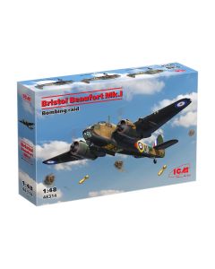 Збірна модель літака ICM: Bristol Beaufort Mk.I Бомбардувальний Рейд