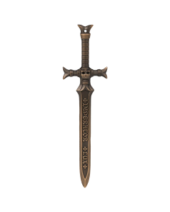 Брелок Starforged: Warhammer 40000 Adeptus Adtartes - Black Templars Emperor's Champion Black Sword (бронзовий)