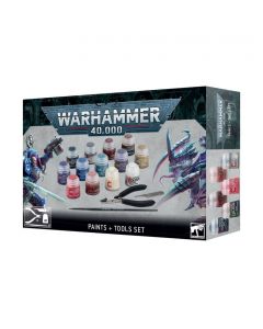 Набір фарб та інструментів Warhammer 40000: Paints + Tools Set