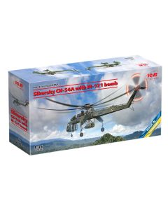 Збірна модель гелікоптера ICM: Сікорський CH-54A Tarhe з бомбою M-121