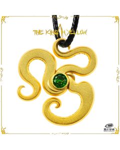 Мідна підвіска з позолотою Starforged: The Yellow Sign Cthulhu Pendant