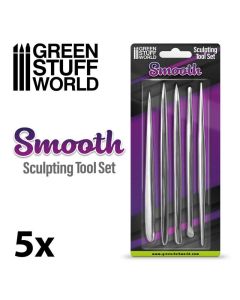 Набір інструментів Green Stuff World: 5x Smooth Sculpting Set