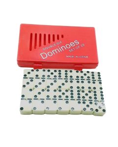 Настільна гра Доміно в червоному кейсі (17,5х10,5х2,5 см)