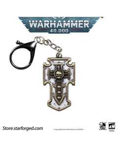 Брелок Starforged: Warhammer 40000 Adeptus Adtartes - Space Marines Relic Storm Shield